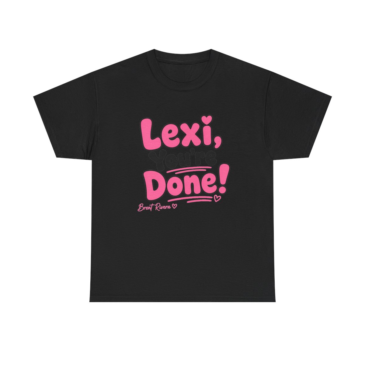 Brent Rivera "Lexi, You" Unisex Tee - alternate angle 2, merchandise