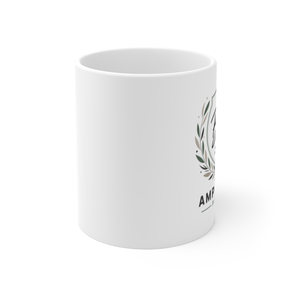 Brent Rivera "Amp Squad Pride" White Mug - alternate angle 1, merchandise