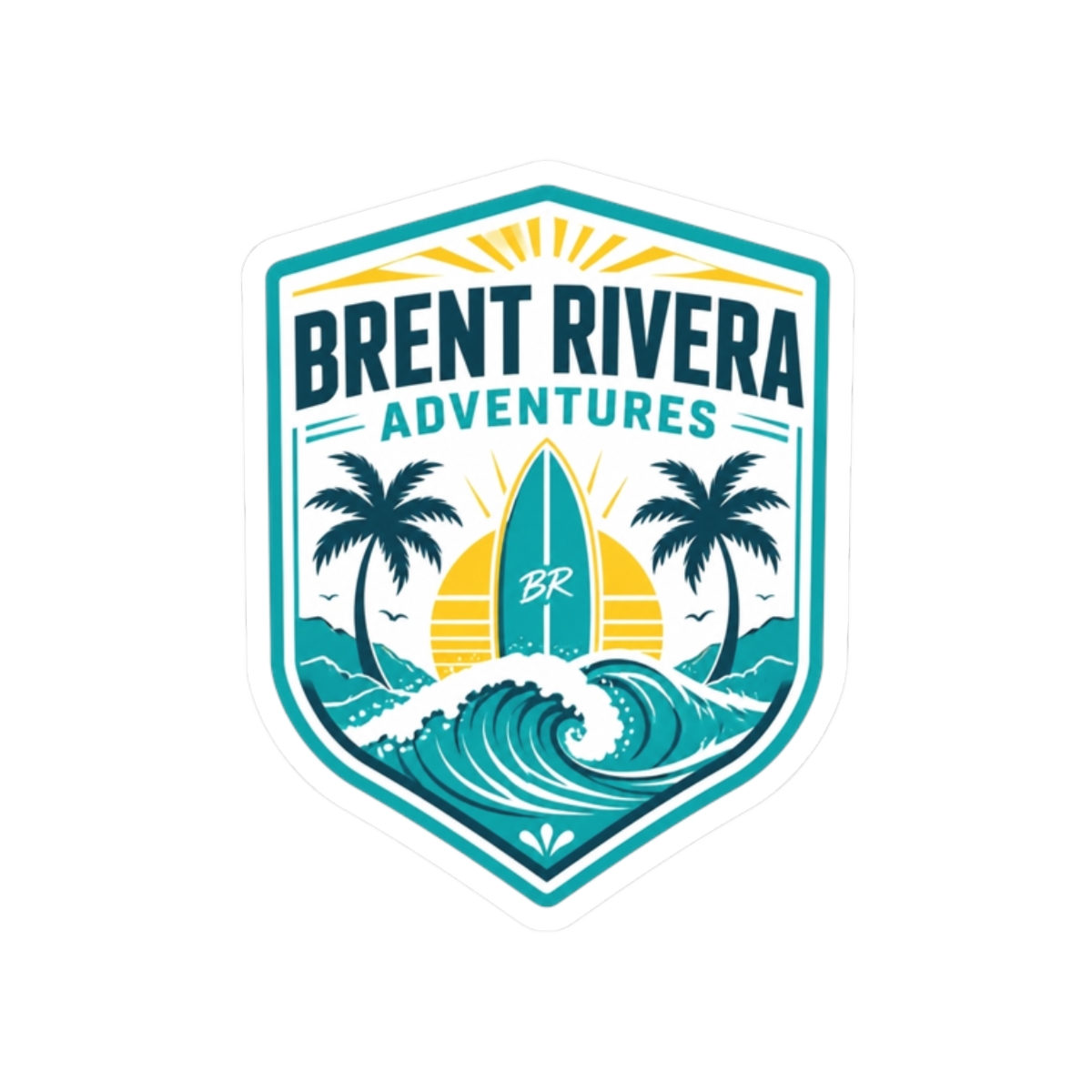 Brent Rivera "Brent Rivera Adventures" Sticker - Official Stickers merchandise