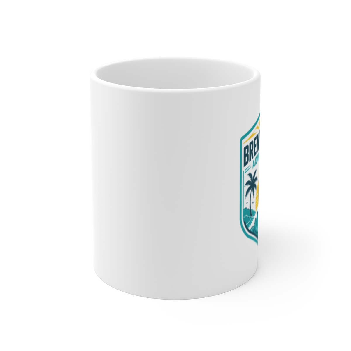 Brent Rivera "Brent Rivera Adventures" White Mug - alternate angle 1, merchandise