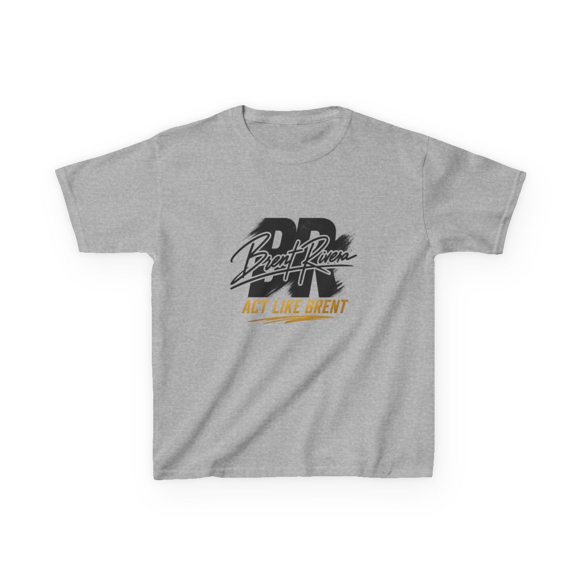 Brent Rivera "Act Like Brent" Unisex Kids Tee - alternate angle 2, merchandise