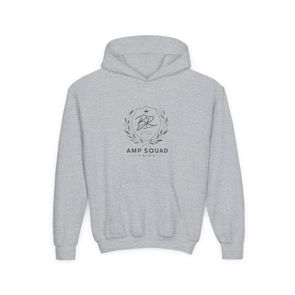 Brent Rivera "Amp Squad Pride" Kids Hoodie - alternate angle 2, merchandise