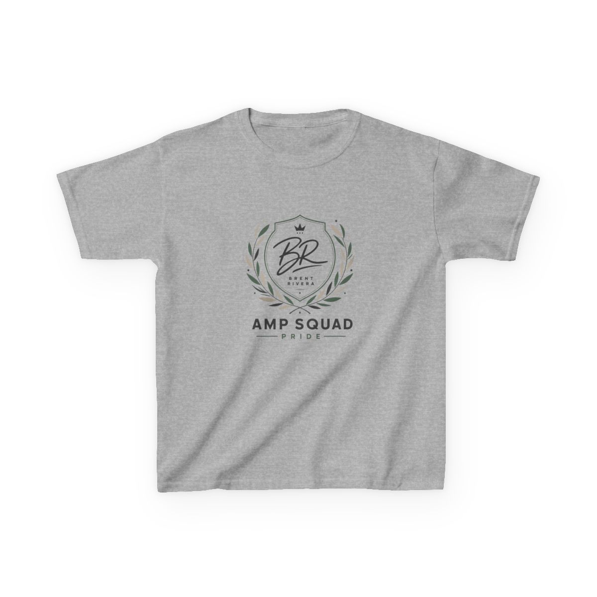 Brent Rivera "Amp Squad Pride" Unisex Kids Tee - alternate angle 2, merchandise