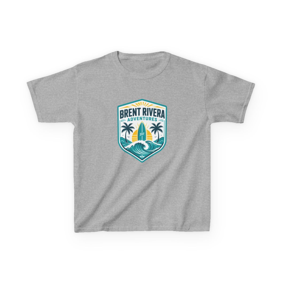 Brent Rivera "Brent Rivera Adventures" Unisex Kids Tee - alternate angle 3, merchandise