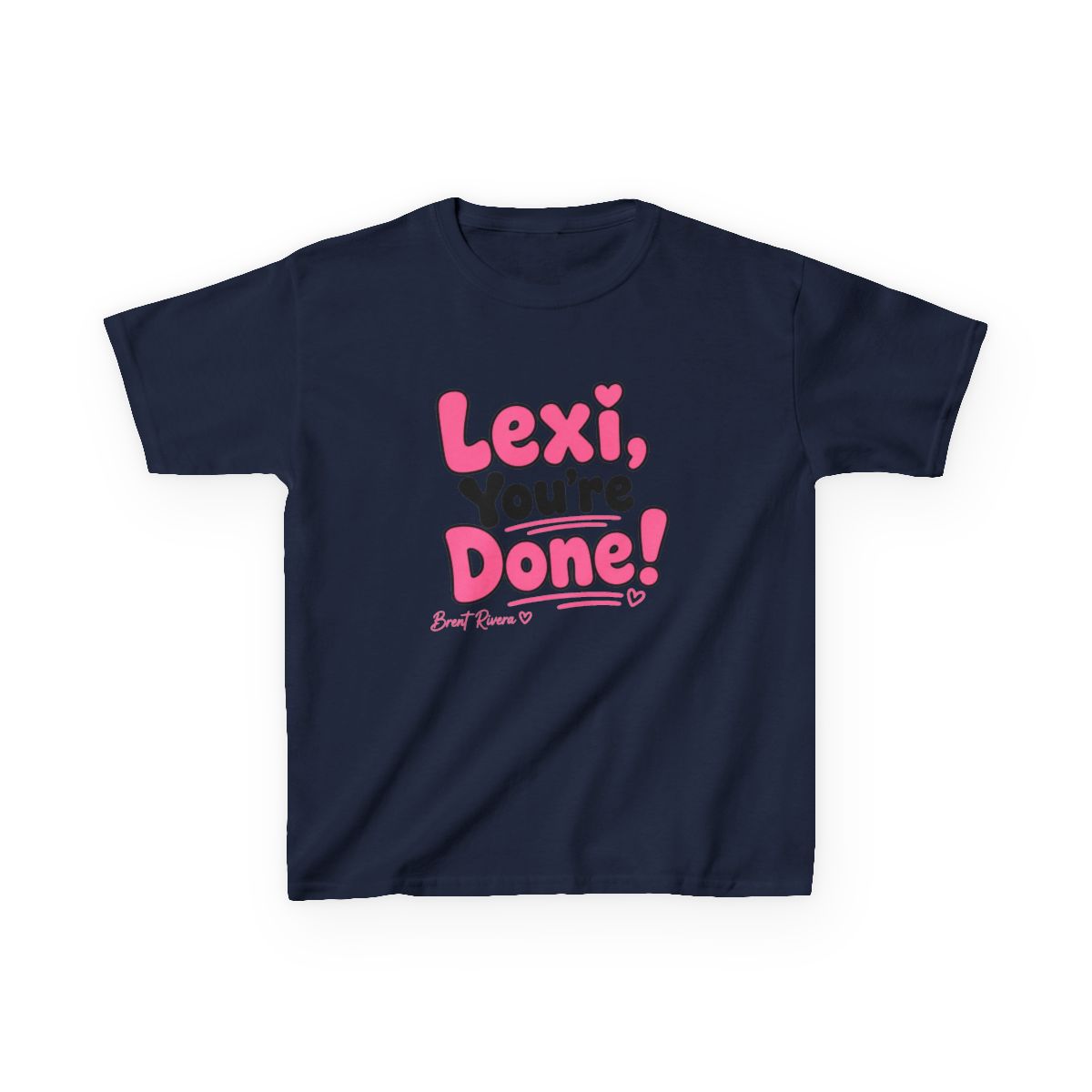 Brent Rivera "Lexi, You" Unisex Kids Tee - alternate angle 3, merchandise